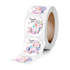 Thank You Unicorn 500 Decorative Sticker Roll