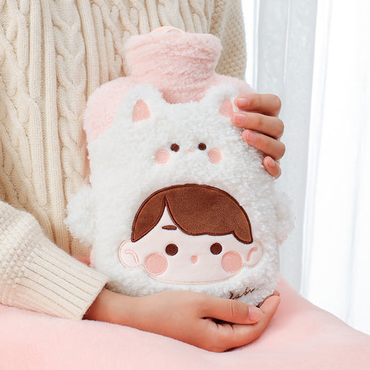 Cute Fluffy Cartoon Hot Water Bag