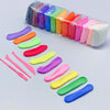 12-Color Super Light Clay Set (with Sculpting Tools)