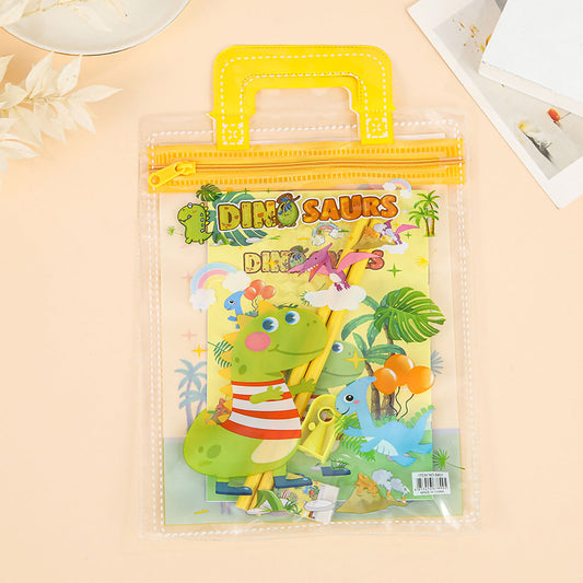 6-in-1 Cartoon Theme Stationery Set