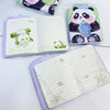 Adorable Panda Journal | Soft Plush Cover Notebook