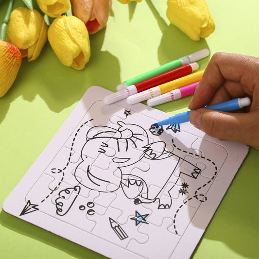 DIY Coloring Puzzle Set