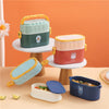 Cute 2-Tier Kids Bento Lunch Box with Handle- 850ml.