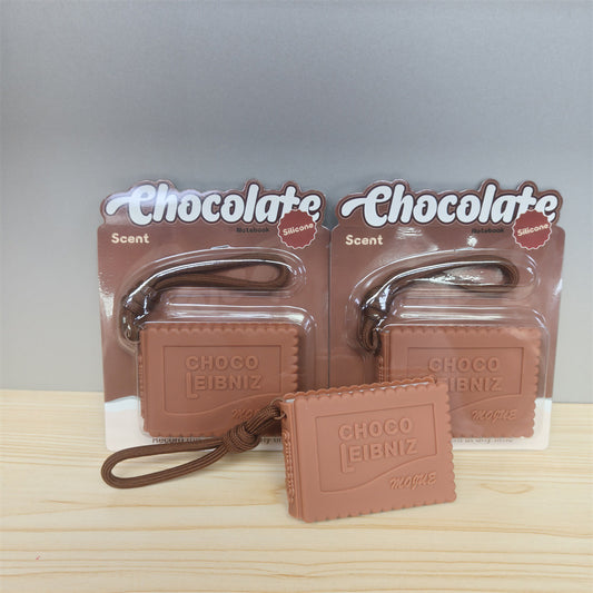 Scented Silicone Biscuit Notebook Keychain