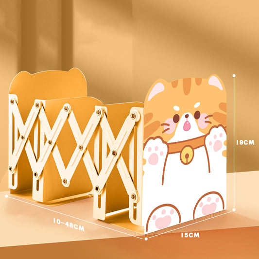 Cute Cat Adjustable Bookshelf | Book Organizer