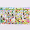 Birds, Bugs & Butterflies Nature Fluffy Stickers