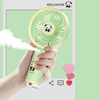 Kawaii Panda Rechargeable Spray Fan | Kids Summer Travel Water Mist Fan
