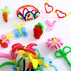 100 Pcs Multicolored Pipe Cleaners Set - Flexible Chenille Stems for DIY Arts & Crafts