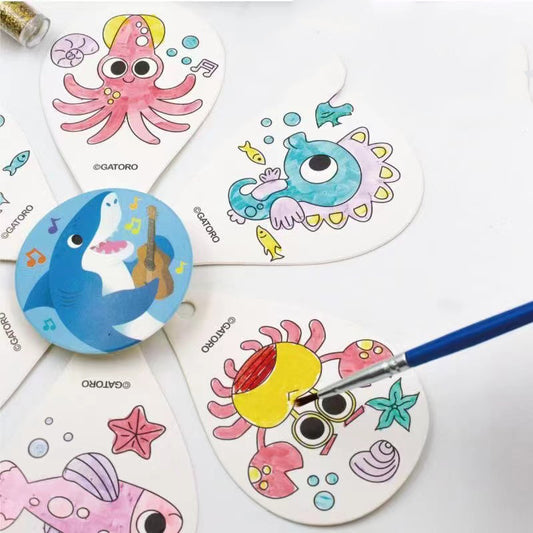 Windmill Color Painting Fun Set 🌀 | Creative Playtime for Kids