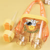 640ml Dual Compartment Straw Sipper Bottle