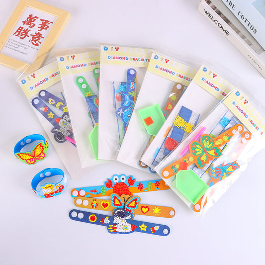 DIY Diamond Painting Bracelet Craft Kit for Kids