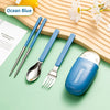Portable Cutlery Set - Stainless Steel Spoon, Fork & Chopsticks