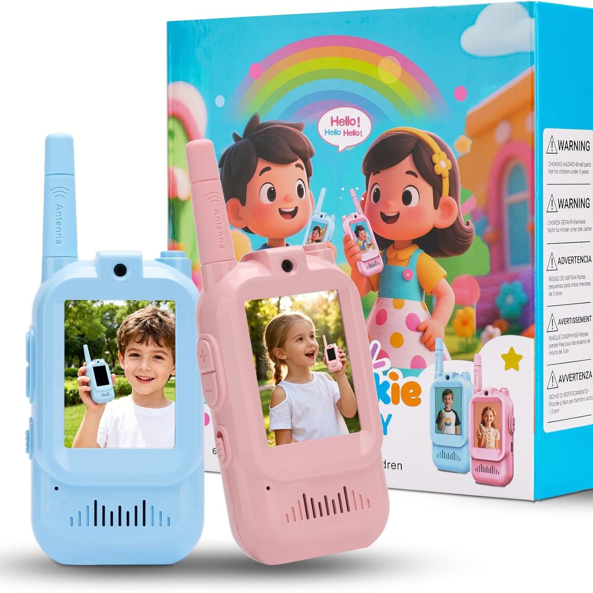 Kids Smart Walkie Talkies with Video Calling - Image 1