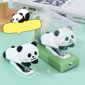 Laying Panda Mini Stapler