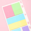 Pastel Power Sticky Note Set | Minimalist Index Tabs