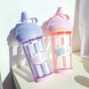 3D Ice Cream Swirl Tumbler with Straw - 500ml