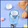 3D Bear Clear Water Bottle | 600ml Kids Fruit Infuser Sipper