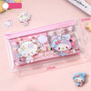 6-Piece Cute Kids Stationery Set with Clear Zipper Pouch