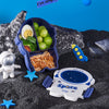 Space/Astronaut Shape Lunch Box with Spoon & Fork