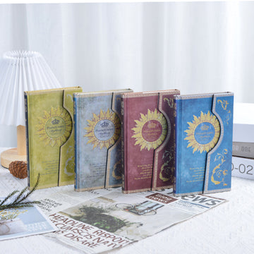 Magic Vintage Sunlock Magnetic Notebook
