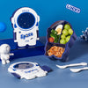 Space/Astronaut Shape Lunch Box with Spoon & Fork