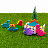 Colorful Dinosaur Erasers