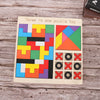 3-in-1 Wooden Puzzle Toy Board