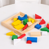 Wooden Castle Building Blocks Puzzle – Educational Construction Set