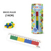 14cm DIY Bricks Design Ruler