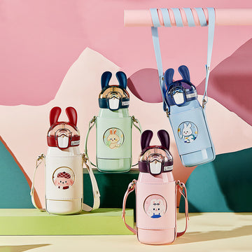 Stay Chill with Bunny Stainless Steel Sipper 530ml