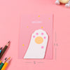 Adorable "Meow" Cat Claw Sticky Memo Pad
