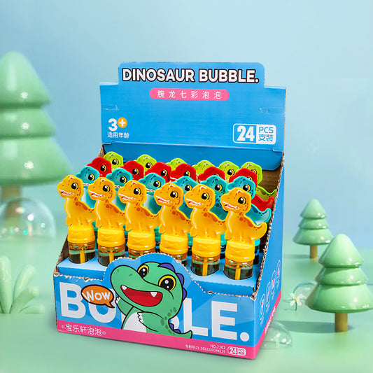 Dino Bubble Wands for Kids - Colorful Party Favors