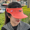 Stylish adjustable EVA summer sun hat with open top