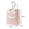 Large Insulated Thermal Smiley Lunch Bag