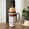 800ml Big Mac Ice Cup with Straw & Handle