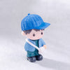 Cute Miniature Boy Figurines - Set of 2