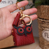 Stylish Owl Coin Pouch Keychain