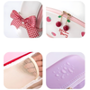 Double-Layer Strawberry Aesthetic Stationery Pouch