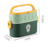 Cute 2-Tier Kids Bento Lunch Box with Handle- 850ml.