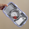 Personalized Stainless Steel 3-compartment Lunch Box with Bowl