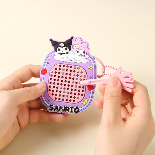 Mini Doodle Board Keychain – Cute Kawaii Cartoon Toy