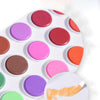 24-Color Solid Watercolor Paint Box with Brush