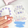 Cute 3-in-1 Kids Nail & Bracelet Set | DIY Cartoon Press-on Nails with Stickers