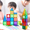 STEM Magnetic Building Blocks Set - Colorful 3D DIY Construction Tiles for Kids