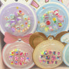 Kids Cartoon Press-On Nails & Bracelet Combo Set