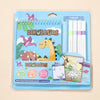 Fun & Creative 4-Color Watercolor Pen Painting Book