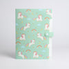 Magical Unicorn File Folder ✨ | Secure Push Lock & A4 Storage