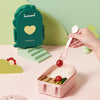 Cute Dino Kids’ Lunch Box with Cutlery