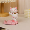 Sakura Cat Phone Holder | Kawaii Desk Buddy