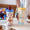 Kawaii Cartoon 700ml Steel Insulated Tumbler | Cup